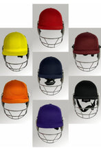 Load image into Gallery viewer, Black Ash custom adjustable helmet with a high impact polypropylene shell and chrome finish steel grill, offering 8 micro adjustments for optimal protection and visibility, impact-resistant padding, adjustable to fit 52-58 cm, with nape dial adjuster and soft ear protection.