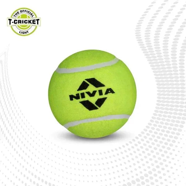 Nivia Cricket Tennis Ball Light (Pack of 12)