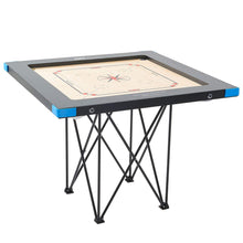 Load image into Gallery viewer, 30-inch adjustable hydraulic Precise carrom stand, lightweight yet strong, powder-coated for durability, approved for tournament use by the All India Carrom Federation.