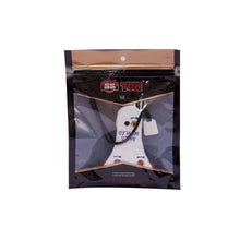 Load image into Gallery viewer, White SS umpire counter made from durable hard plastic, designed to track the number of balls bowled per over up to 99 overs, featuring high resilience, excellent quality dial, a comfortable shape with a nylon loop for security.