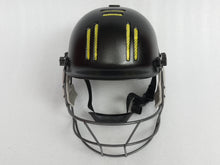 Load image into Gallery viewer, Black Ash Junior Cricket Helmet with an adjustable steel grill for superior protection and visibility, featuring an Air Flow cooling system for enhanced ventilation, very comfortable and secure fit, and available in 6 colors.