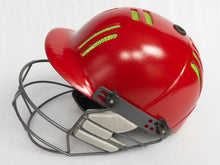 Load image into Gallery viewer, Black Ash Junior Cricket Helmet with an adjustable steel grill for superior protection and visibility, featuring an Air Flow cooling system for enhanced ventilation, very comfortable and secure fit, and available in 6 colors.