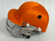 Load image into Gallery viewer, Black Ash custom adjustable helmet with a high impact polypropylene shell and chrome finish steel grill, offering 8 micro adjustments for optimal protection and visibility, impact-resistant padding, adjustable to fit 52-58 cm, with nape dial adjuster and soft ear protection.