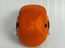 Load image into Gallery viewer, Black Ash custom adjustable helmet with a high impact polypropylene shell and chrome finish steel grill, offering 8 micro adjustments for optimal protection and visibility, impact-resistant padding, adjustable to fit 52-58 cm, with nape dial adjuster and soft ear protection.