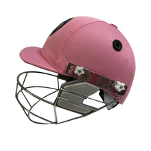 Load image into Gallery viewer, Black Ash custom IPL adjustable helmet, adorned with the logos of IPL teams like Kolkata Knight Riders and Mumbai Indians, featuring a high impact polypropylene shell, chrome finish steel grill with 8 micro adjustments, sweat-absorbent padding, adjustable to fit 52-58 cm, with nape dial adjuster and soft ear protection for optimal fit and protection.