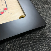 Load image into Gallery viewer, PRECISE Bulldog A-One carrom board, 24mm thick special selected A-One waterproof ply, 37x37 inches overall with a 29x29 inch playing area and 4-inch borders. Comes with a striker and set of coins, approved for use in state ranking tournaments
