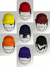 Load image into Gallery viewer, Black Ash custom adjustable helmet with a high impact polypropylene shell and chrome finish steel grill, offering 8 micro adjustments for optimal protection and visibility, impact-resistant padding, adjustable to fit 52-58 cm, with nape dial adjuster and soft ear protection.