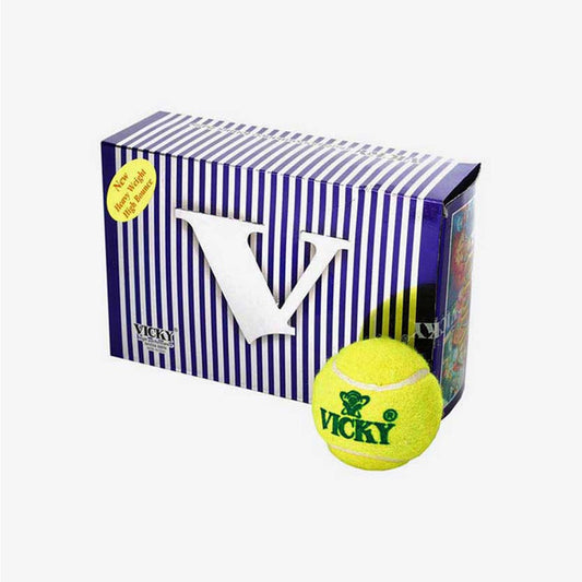 Vicky Heavy Tennis Cricket Balls (Pack of 6)