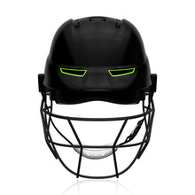 Load image into Gallery viewer, Moonwalkr MIND Helmet, the world&#39;s coolest and first cricket helmet with 30 air vents for superior airflow, designed to protect against impacts up to 160 kmph with an aerodynamic structure, including an in-built lower head protector and high-carbon steel grille for maximum impact resistance, visibility, and comfort.