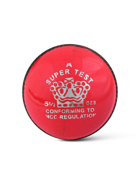 CA Super Test -  Pack of 6 Pink Cricket Leather Balls 156 Grams