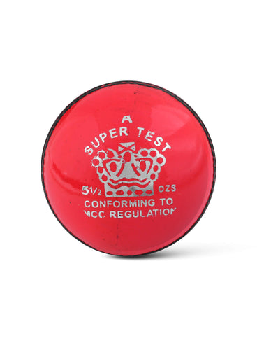 CA Super Test -  Pack of 6 Pink Cricket Leather Balls 156 Grams