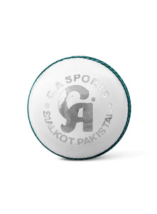 CA Test Star -  Pack of 6 White Cricket Leather Balls 156 Grams