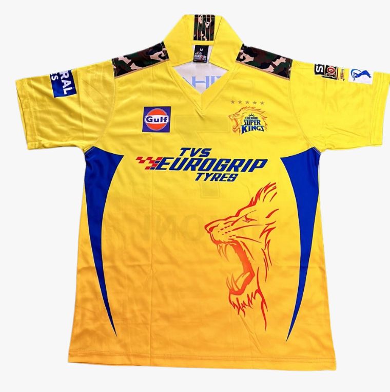2024 Official Match Jersey - Dhoni