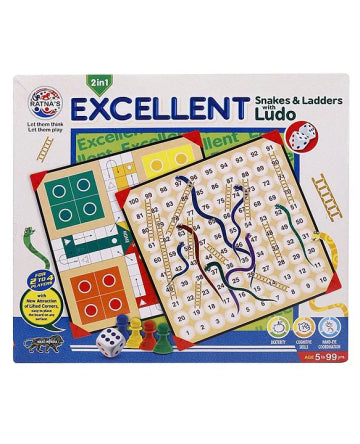 Excellent Snakes & Ladder, and Ludo Board Game