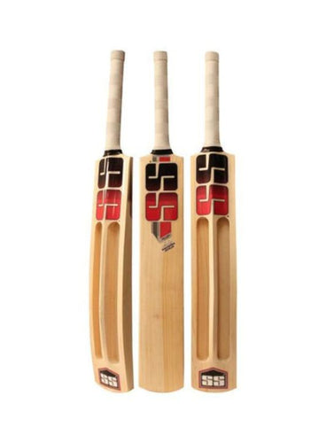 SS Tennis Pro Scoop Cricket bat, premium Kashmir Willow, lightweight with full control, unique design, ready to play, and comes with a premium SS bat cover, made in India.
