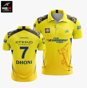 Dhoni - Chennai Super Kings (CSK) Fan Jersey