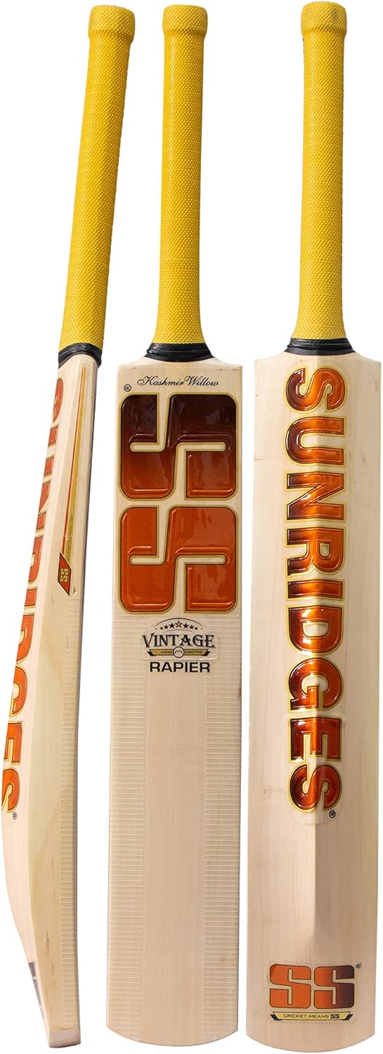 SS Vintage Rapier Kashmir Willow Cricket Bat - Heavy Tennis Bat