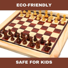 Load image into Gallery viewer, Wooden Art Chess-Ludo 2 in 1 Combo Magnetic Board Game