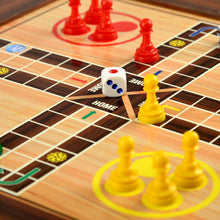 Load image into Gallery viewer, Wooden Art Chess-Ludo 2 in 1 Combo Magnetic Board Game
