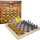 Wooden Art Chess-Ludo 2 in 1 Combo Magnetic Board Game