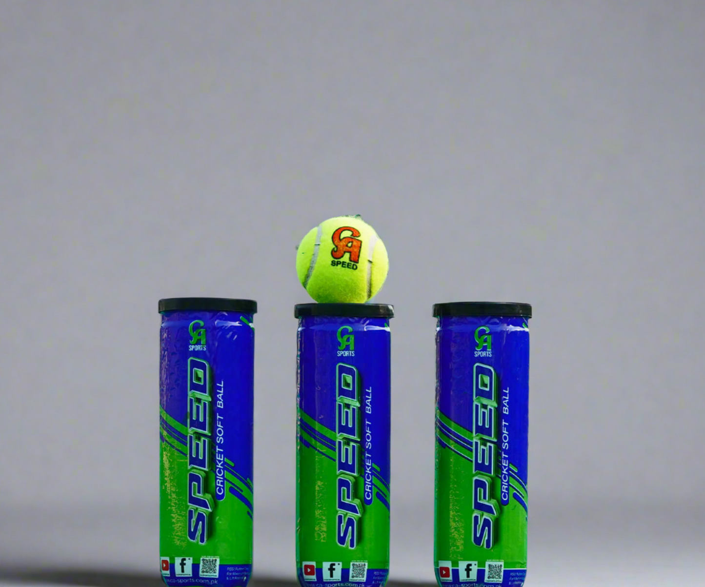 CA Speed - 3 Tubes of Cricket Tennis Balls