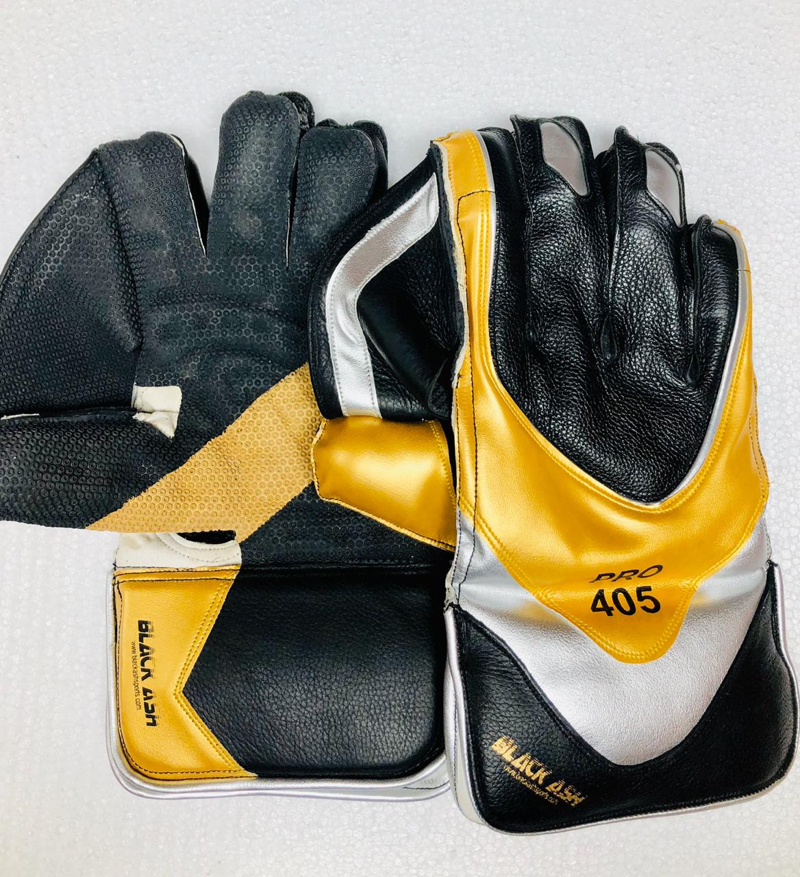 Black Ash 405 Pro Wicket Keeping Gloves