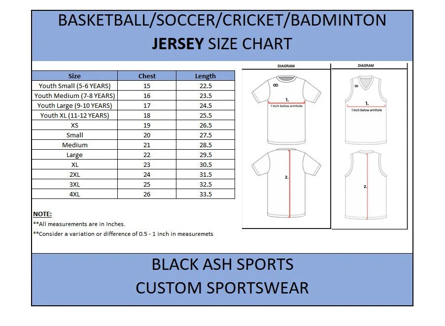 RBJ-2605 – Reversible Basketball Jersey – Black/White – Black Ash Sports