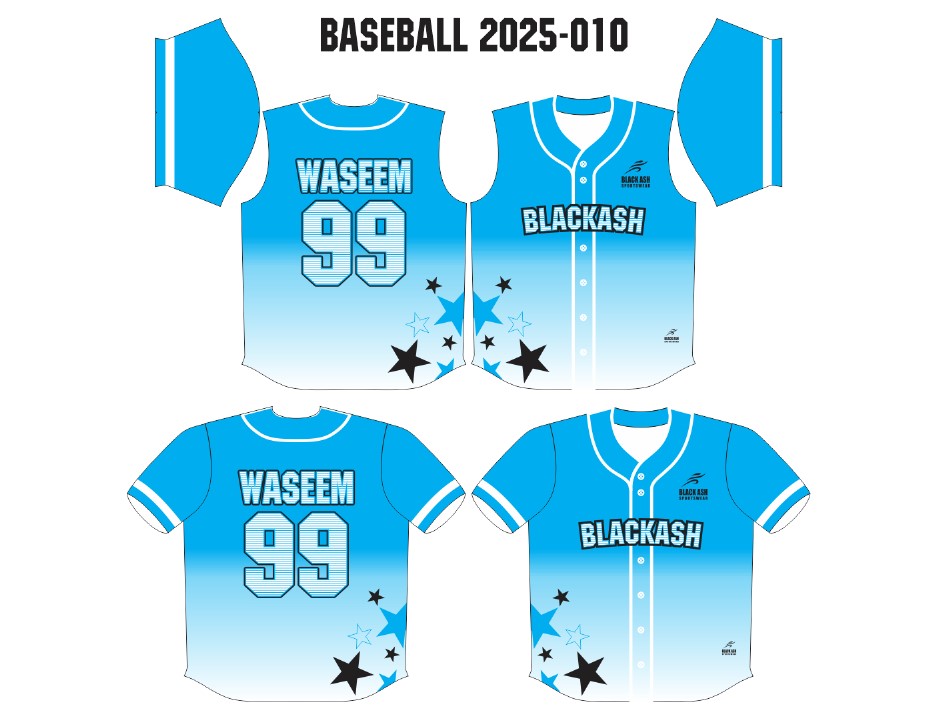 BAS-010 Custom Baseball Jerseys: Premium Quality & Personalized Design