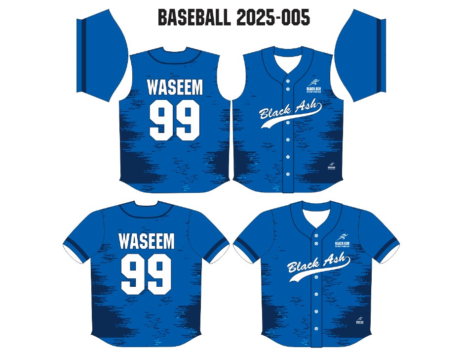 BAS-005 Custom Baseball Jerseys: Premium Quality & Personalized Design