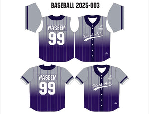 BAS-003 Custom Baseball Jerseys: Premium Quality & Personalized Design