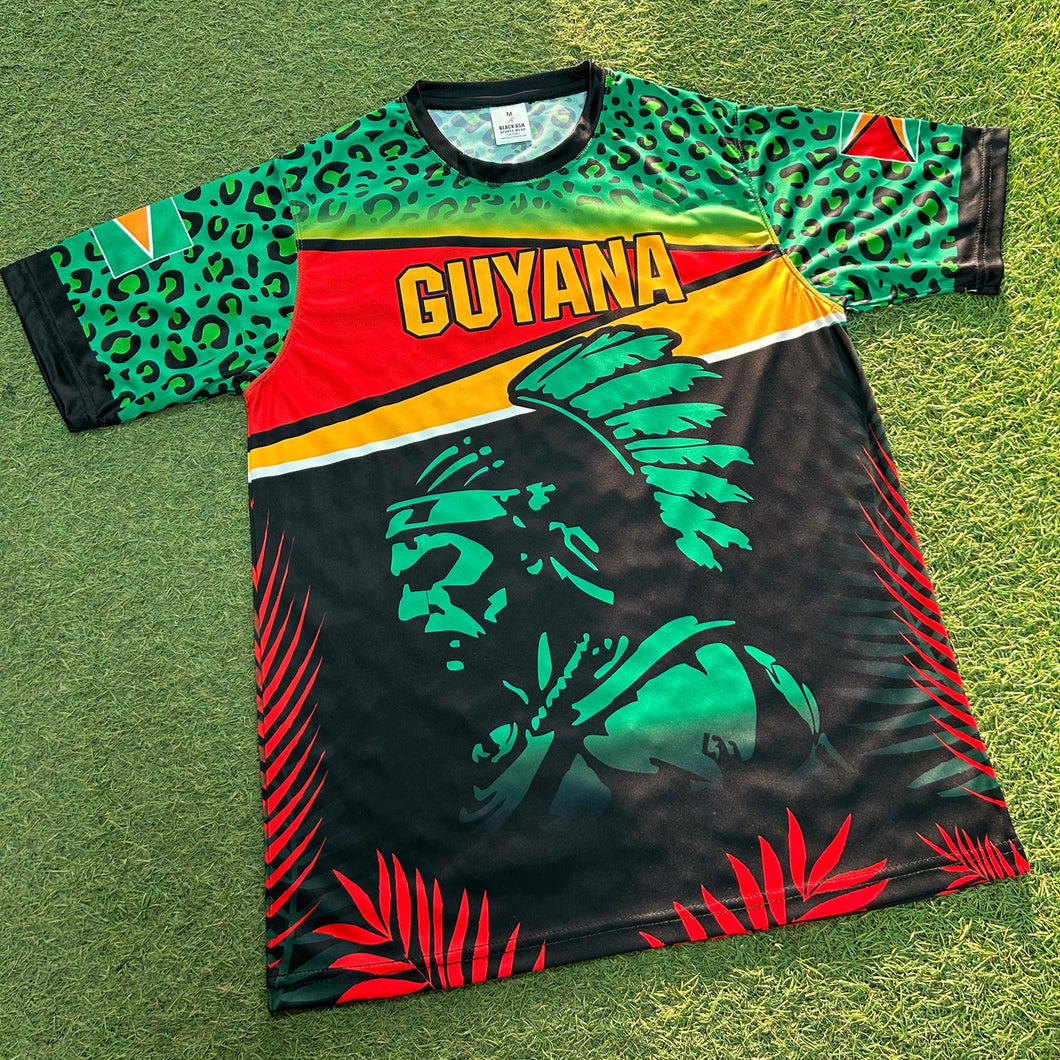 Guyana Themed Fan Shirt for Cricket, Parties, and Events