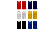 Load image into Gallery viewer, V-Neck Singlette Basketball Blank Jersey