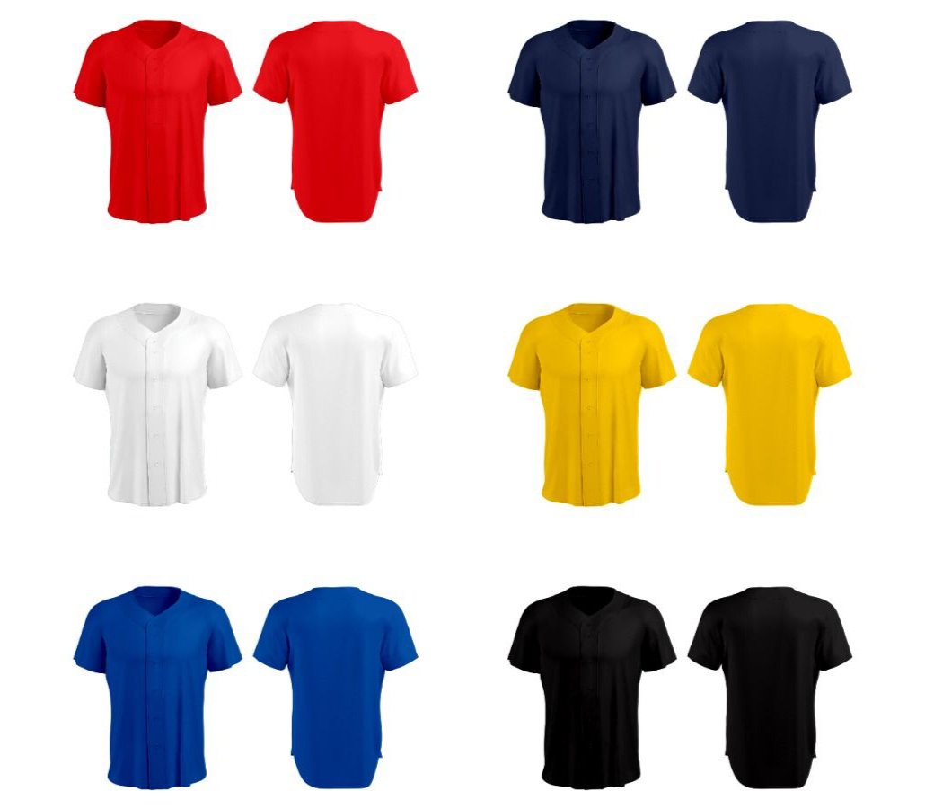 Blank baseball jerseys best sale