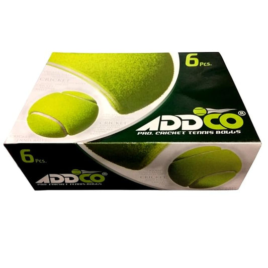 Addco Heavy Cricket Tennis Ball (Pack of 6)