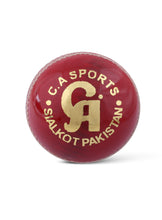 Load image into Gallery viewer, CA League Special -  Pack of 6 Red Cricket Leather Balls 156 Grams