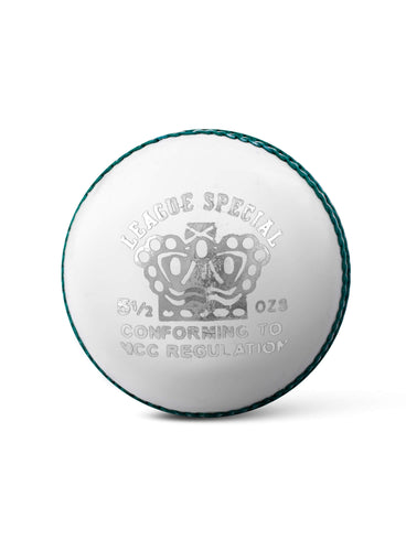 CA League Special -  Pack of 6 White Cricket Leather Balls 156 Grams