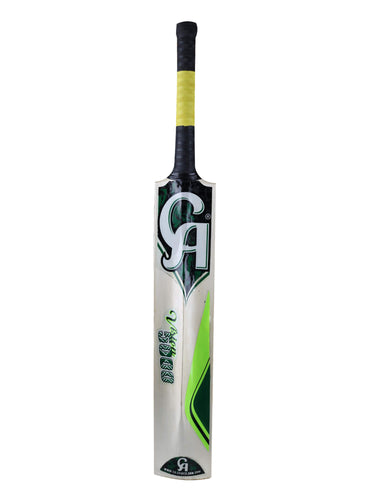 CA Vision 5000 tennis ball cricket bat, special for tape ball with lightweight Poplar wood, full cane handle, huge edges for big hits, and Glass Protek technology for durability.