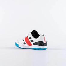 Load image into Gallery viewer, Gray-Nicolls Velocity 3.5 cricket shoes designed for women and junior players, offering a narrower fit for improved comfort and performance. Ideal for indoor and artificial net use, with GN Rubber outsole, EVA performance midsole, Haipoli pro footbed for joint stress reduction, and lightweight breathable PU upper, tailored for club, junior, and women cricketers.