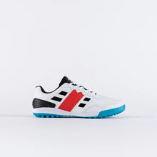 Load image into Gallery viewer, Gray-Nicolls Velocity 3.5 cricket shoes designed for women and junior players, offering a narrower fit for improved comfort and performance. Ideal for indoor and artificial net use, with GN Rubber outsole, EVA performance midsole, Haipoli pro footbed for joint stress reduction, and lightweight breathable PU upper, tailored for club, junior, and women cricketers.