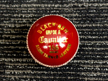 Load image into Gallery viewer, Pack of 6 red cricket balls, &#39;Black Ash Cavalier&#39; series, made from premium quality, genuine Australian alum-tanned leather with 4-piece construction. These waterproof, machine-stitched balls offer excellent shape retention, are suitable for 50 overs, comply with MCC regulations, and weigh 156 grams (5.5 ounces) each.