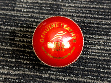 Load image into Gallery viewer, Black Ash Premium grade Pack of 6 Red Cricket Leather Balls 156 Grams