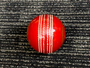 Black Ash Premium grade Pack of 6 Red Cricket Leather Balls 156 Grams