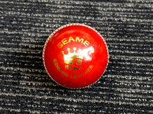 Load image into Gallery viewer, Pack of 6 red cricket balls, labeled &#39;Black Ash Seamer,&#39; made from genuine leather with a 4-piece construction, offering excellent shape retention. These machine-stitched balls are suitable for practice T20 cricket, conform to MCC regulations, and each weighs 156 grams (5.5 ounces).