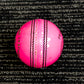 Black Ash Premium grade pack of 6 pink cricket leather balls, each 156 grams, made of genuine leather with 4-piece construction, excellent shape retention, suitable for 30 to 35 overs, and meeting MCC regulations.