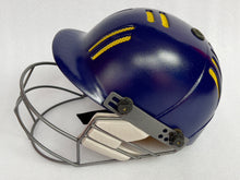 Load image into Gallery viewer, Black Ash Junior Cricket Helmet with an adjustable steel grill for superior protection and visibility, featuring an Air Flow cooling system for enhanced ventilation, very comfortable and secure fit, and available in 6 colors.