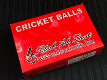 Load image into Gallery viewer, Black Ash Avenger Pack of 6 Red Cricket Leather Balls 156 Grams