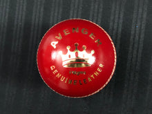 Load image into Gallery viewer, Black Ash Avenger Pack of 6 Red Cricket Leather Balls 156 Grams