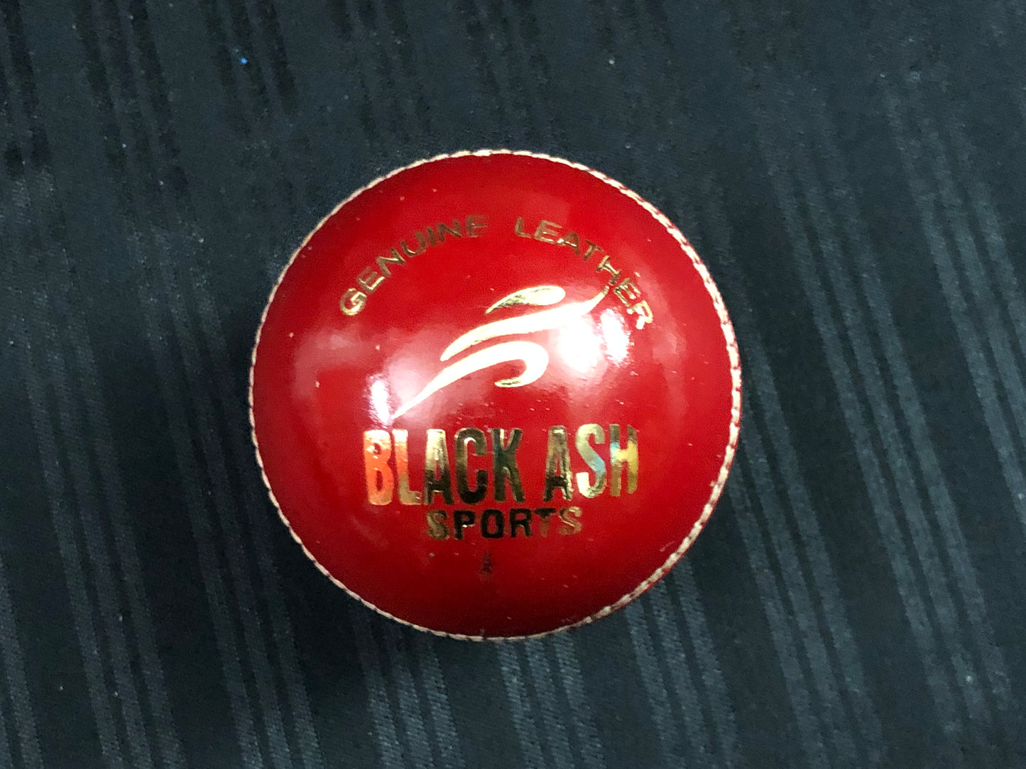 Black Ash Avenger Pack of 6 Red Cricket Leather Balls 156 Grams