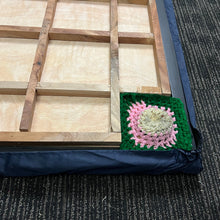 Load image into Gallery viewer, Heavy quality rexine protective cover for 32x32 inch carrom boards, featuring a pocket for storing accessories, ensuring the playing surface is protected when not in use.