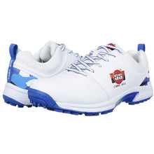 Load image into Gallery viewer, SS Camo 9000 cricket shoes with lightweight synthetic leather upper, mesh inner, and EVA phylon midsole for comfort and support. Features foam collar, Zibbi Form Foam, and a rubber soleplate, designed for agility and performance on the cricket field.